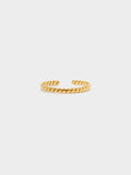 Twisted Rope Open Ring
