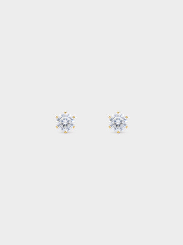 Classic CZ Solitaire Studs