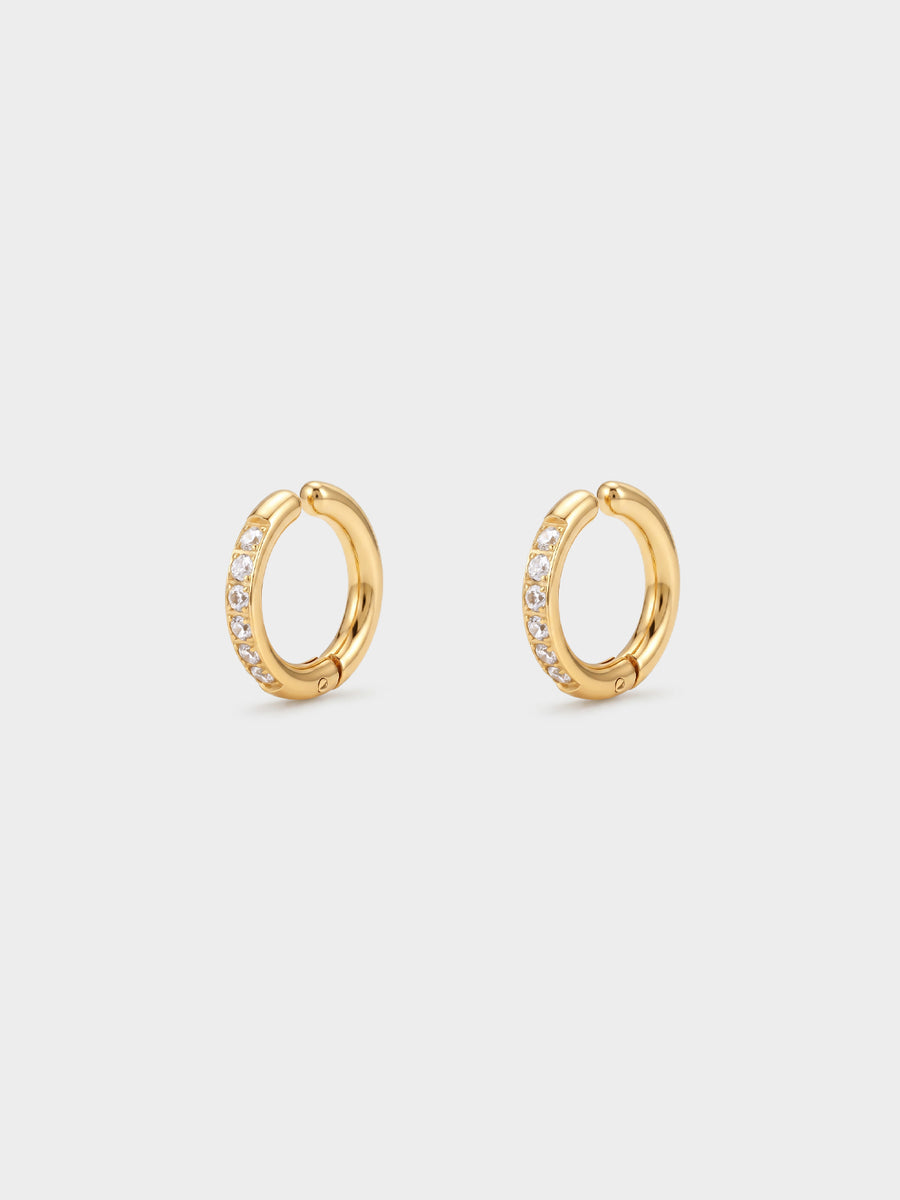 Bailey Zircon Clip-On Earrings