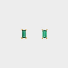 Lush Green Crystal Studs
