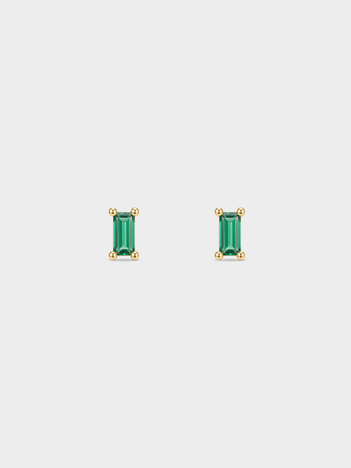 Lush Green Crystal Studs