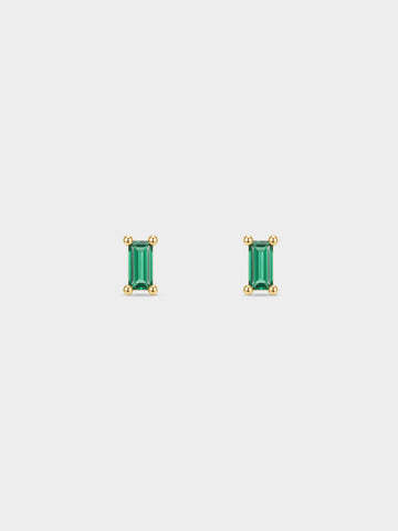 Lush Green Crystal Studs