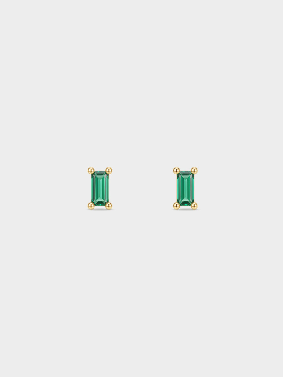 Lush Green Crystal Studs