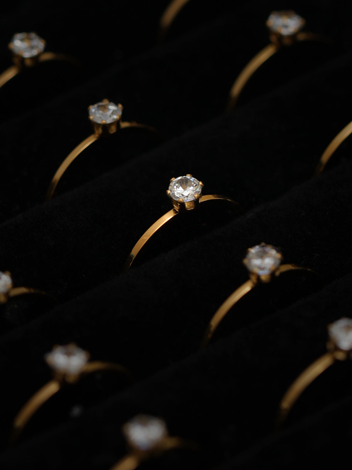Classic CZ Solitaire Ring