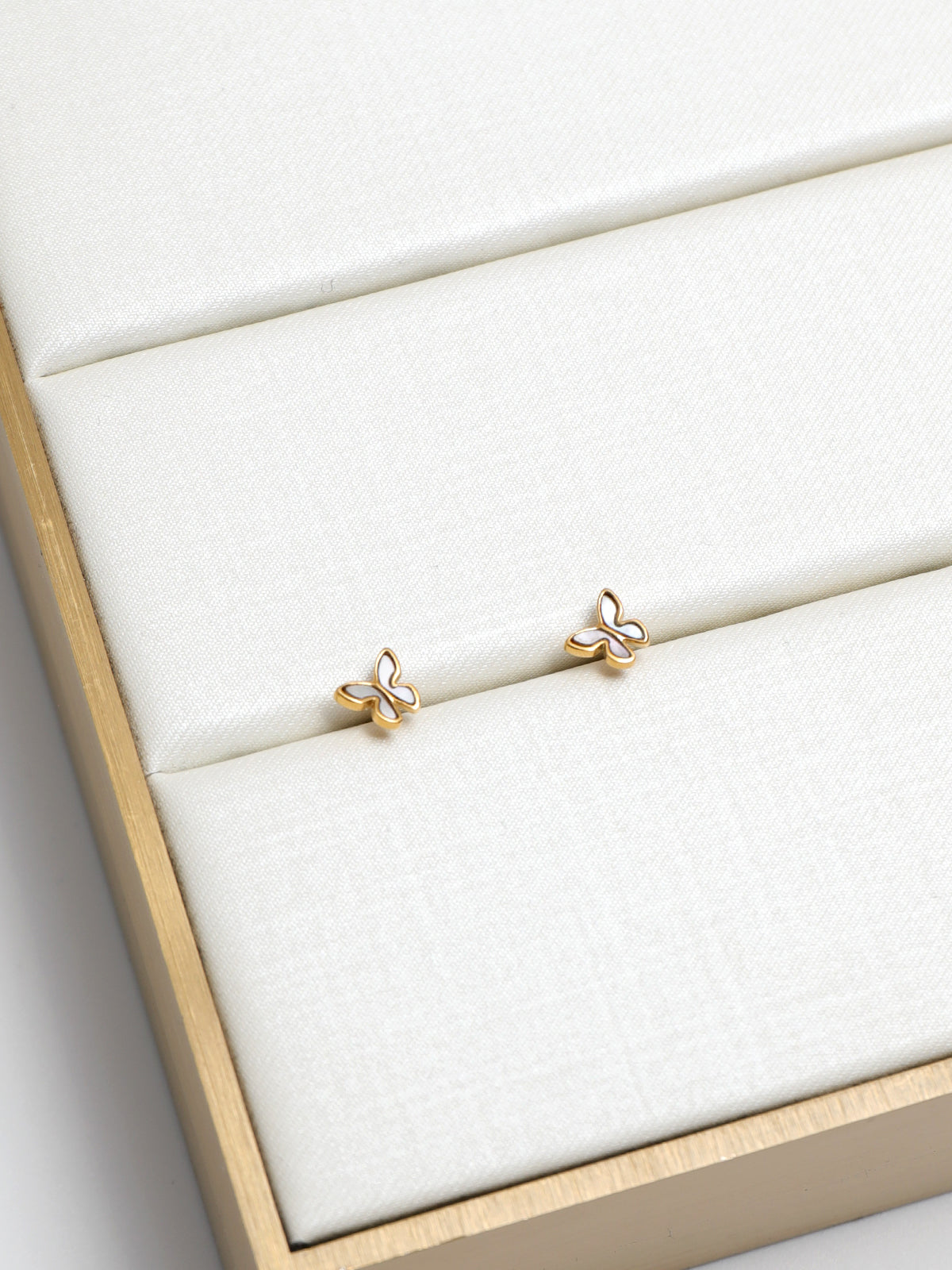 Pearlescent Butterfly Earrings
