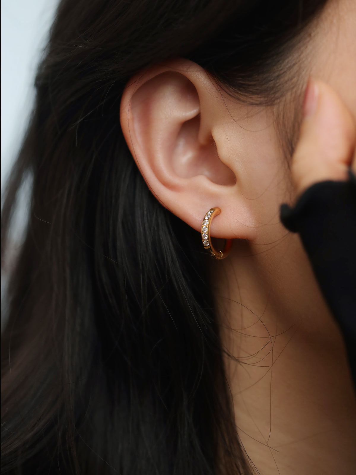 Bailey Zircon Clip-On Earrings