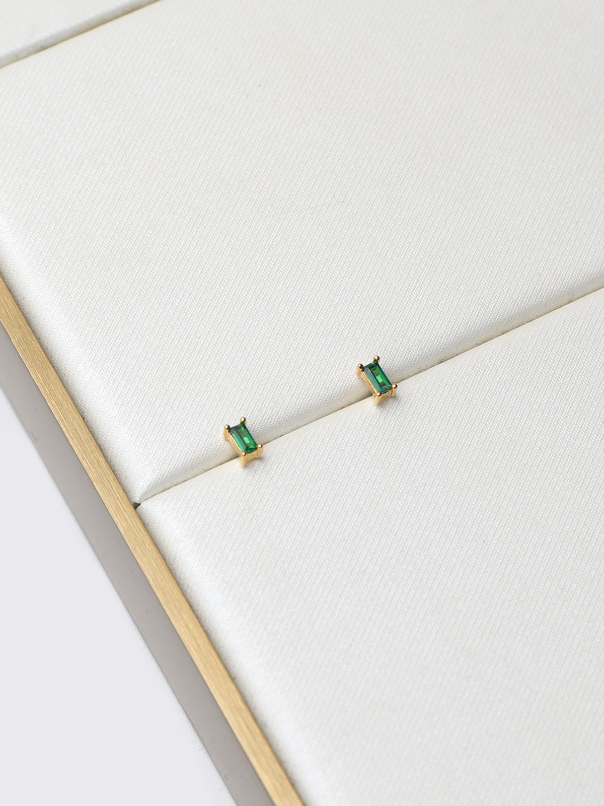 Lush Green Crystal Studs