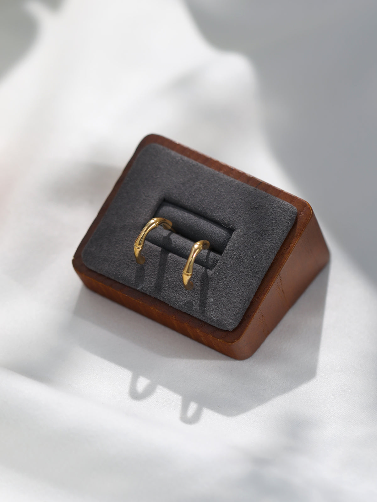 Bamboo Arc Earrings