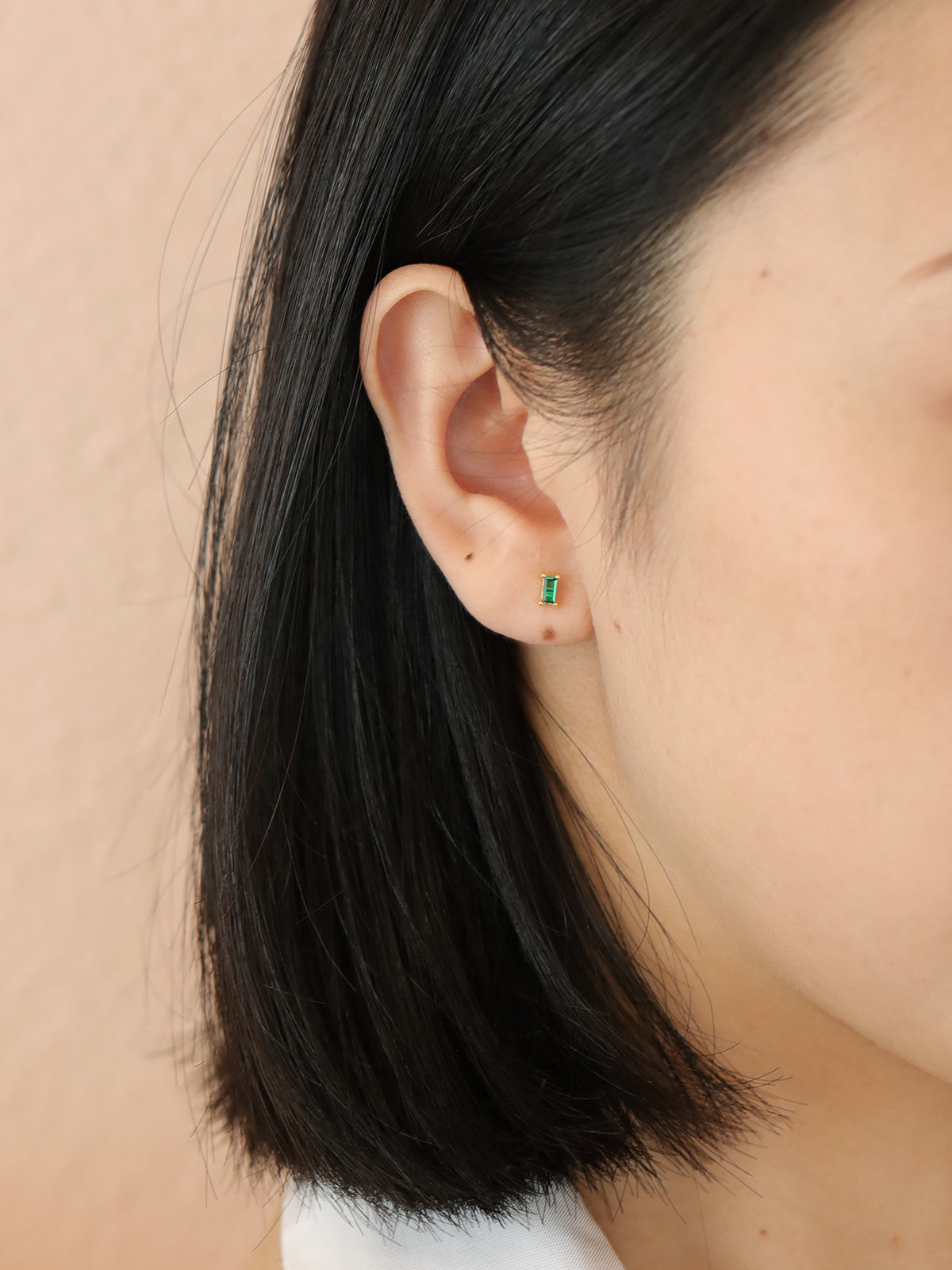 Lush Green Crystal Studs