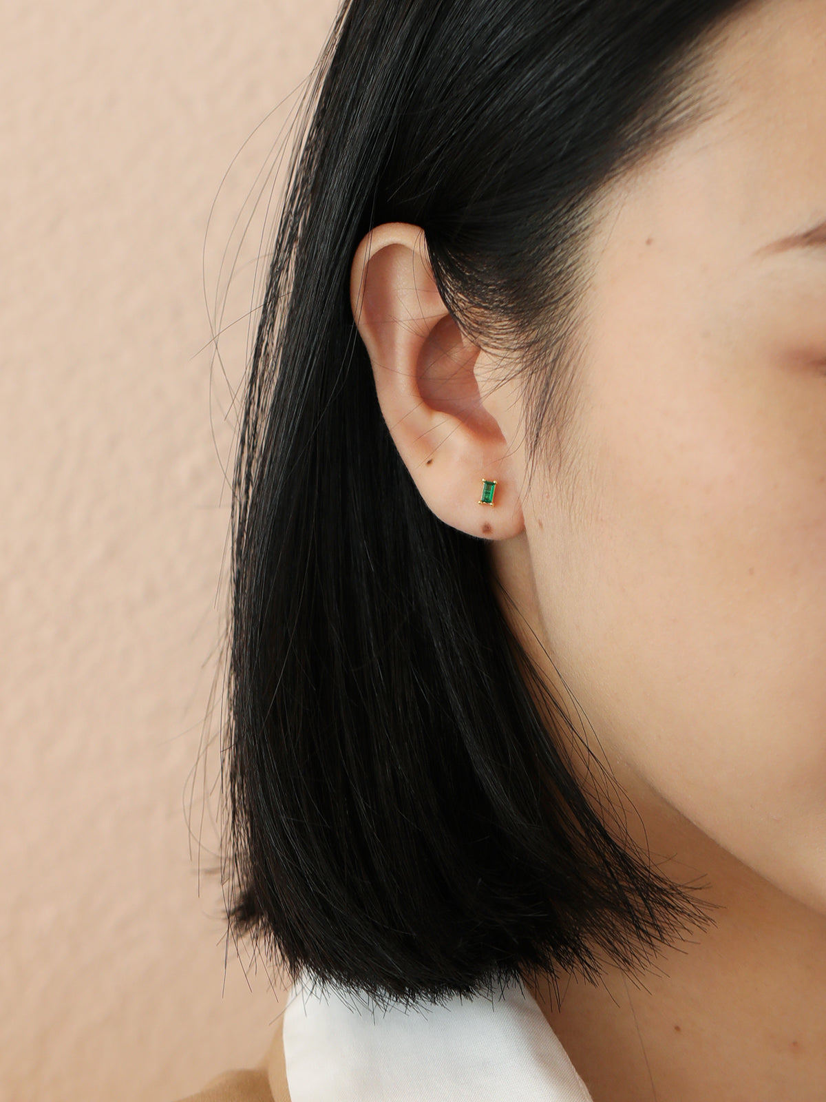 Lush Green Crystal Studs