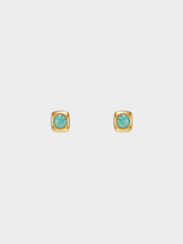 Serene Amazonite Studs