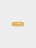 Fluted Dome Band Ring