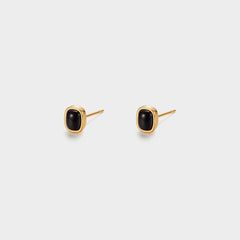 Noir Onyx Stud Earrings