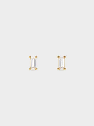 Rectangular Crystal Studs