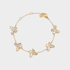 Pearlescent Butterfly Bracelet