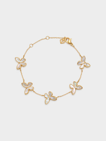 Pearlescent Butterfly Bracelet