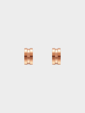 Aco Stud Earrings - Rose Gold