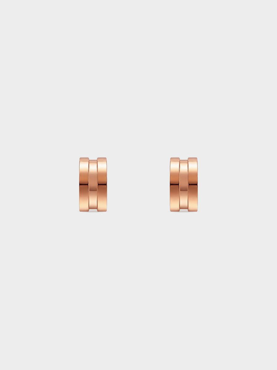 Aco Stud Earrings - Rose Gold