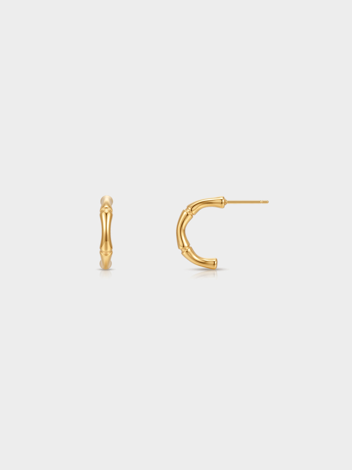 Bamboo Arc Earrings