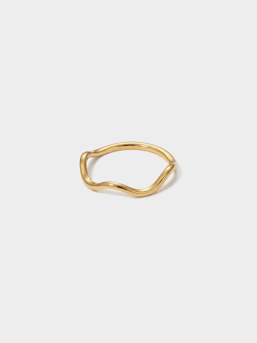 Fluid Contour Ring