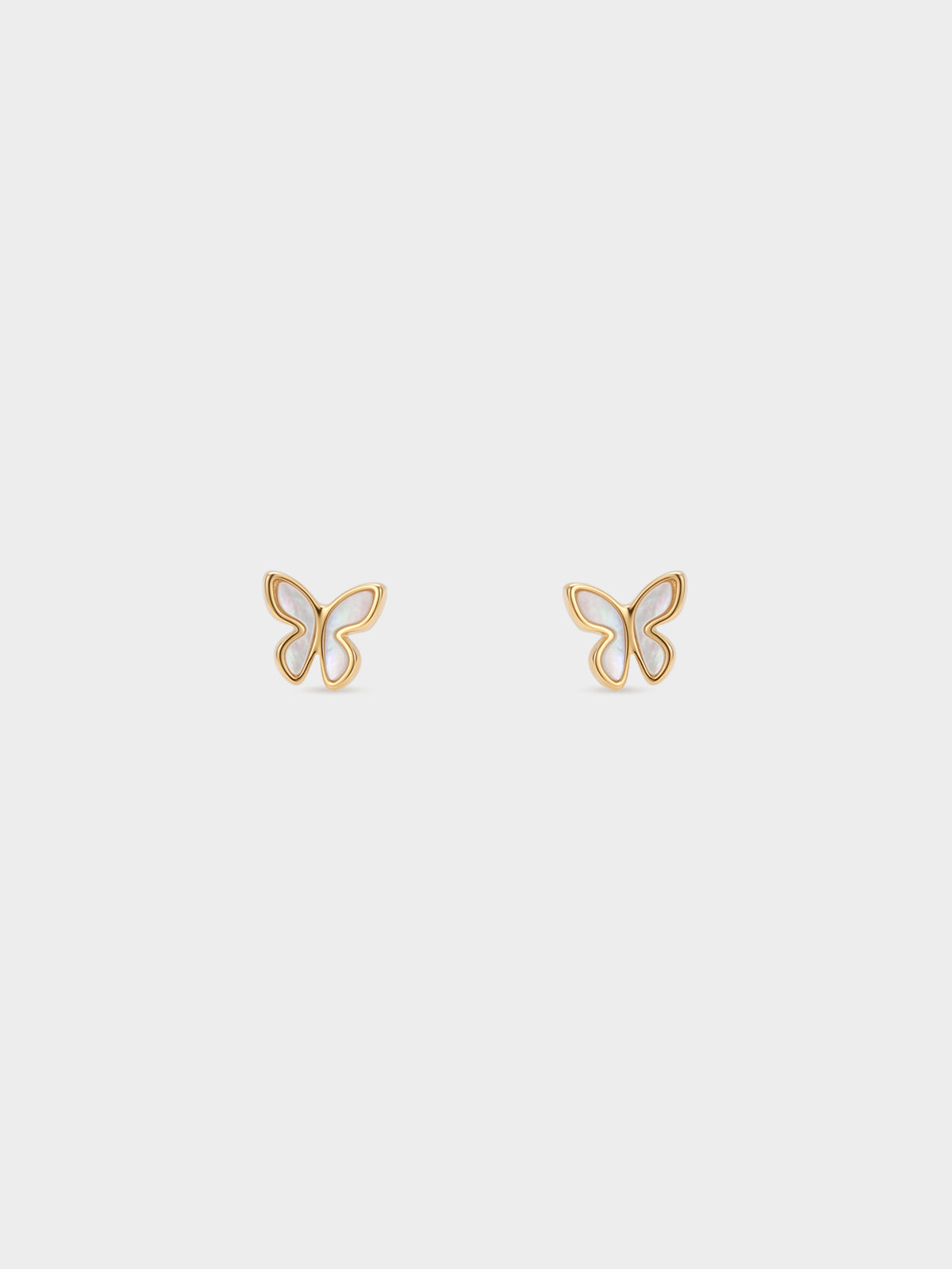 Pearlescent Butterfly Earrings