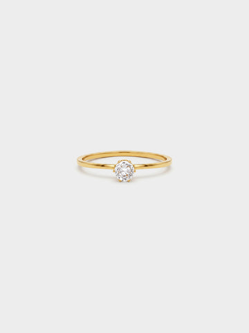 Classic CZ Solitaire Ring