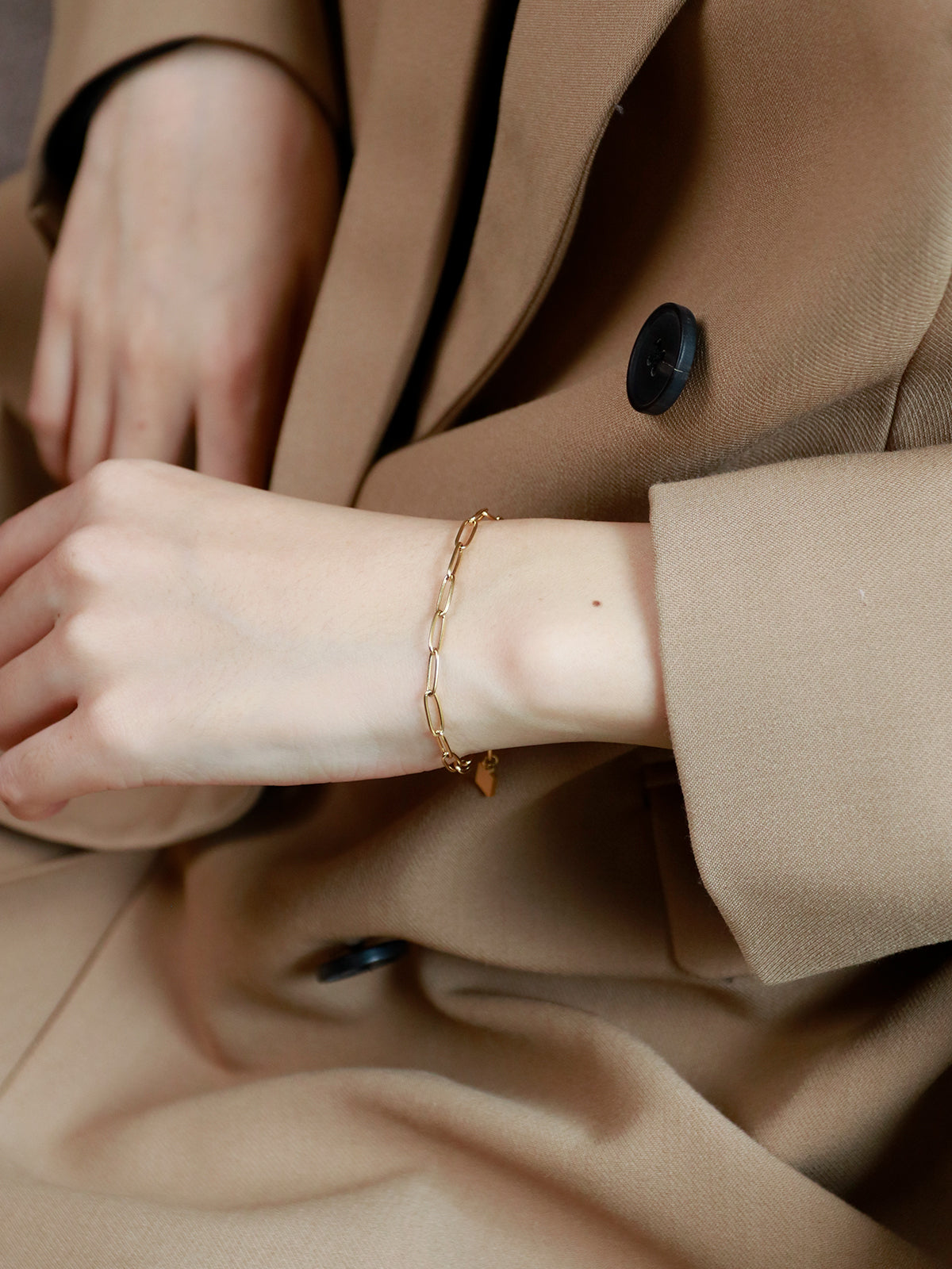 Bold Paperclip Chain Bracelet