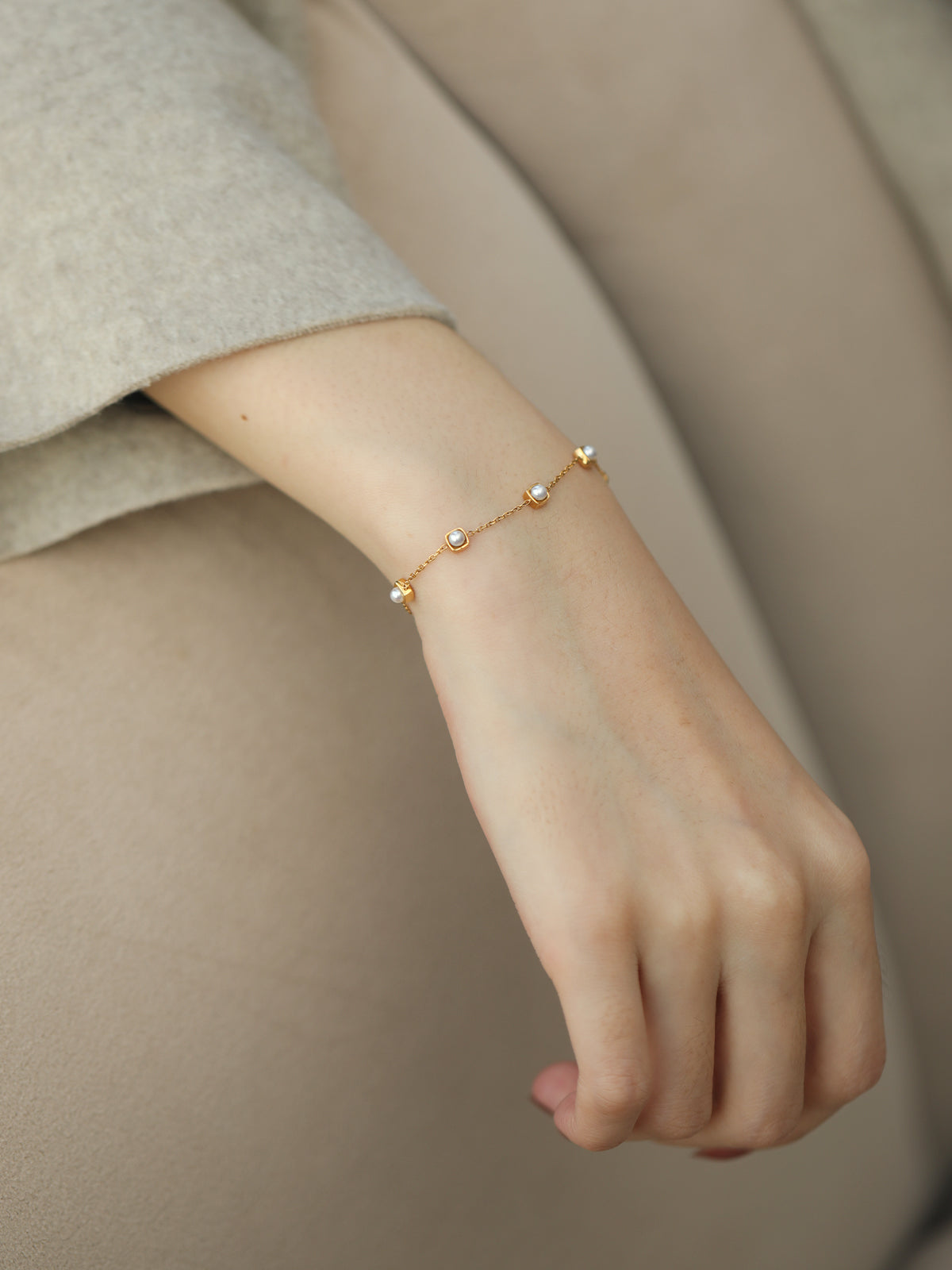 Kenta Starry Pearl Bracelet
