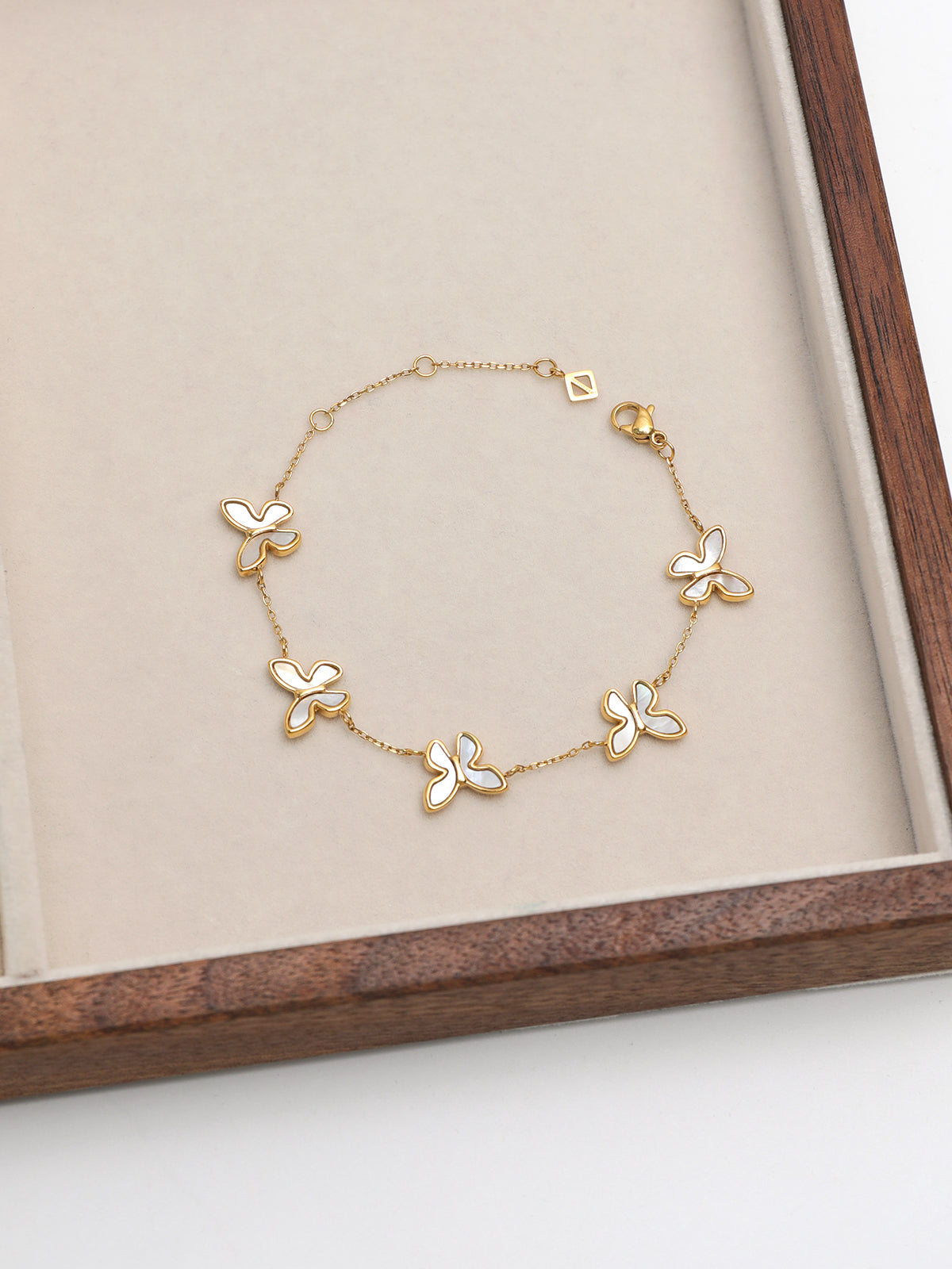 Pearlescent Butterfly Bracelet