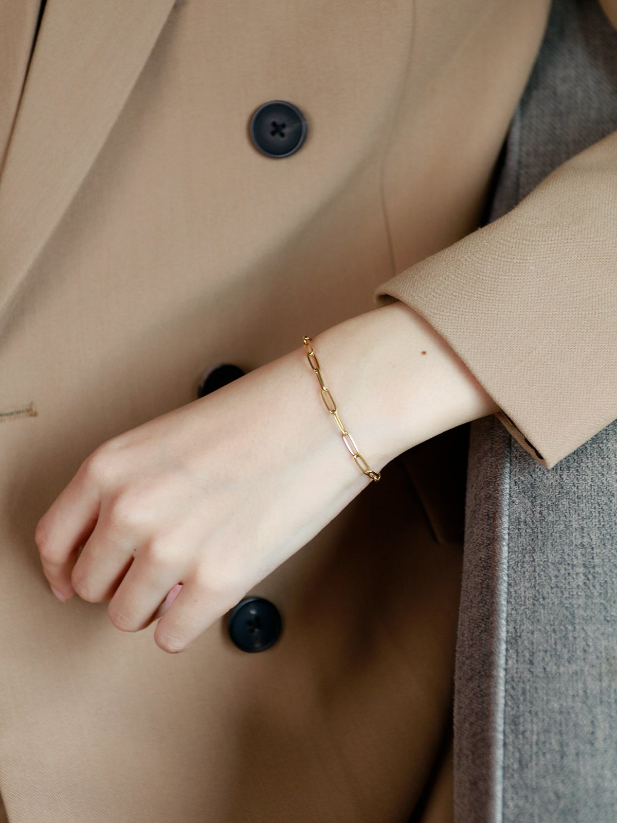 Bold Paperclip Chain Bracelet