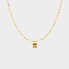 Gilded Fluted Necklace