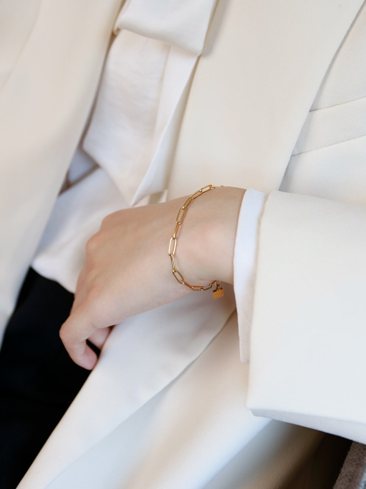 Bold Paperclip Chain Bracelet