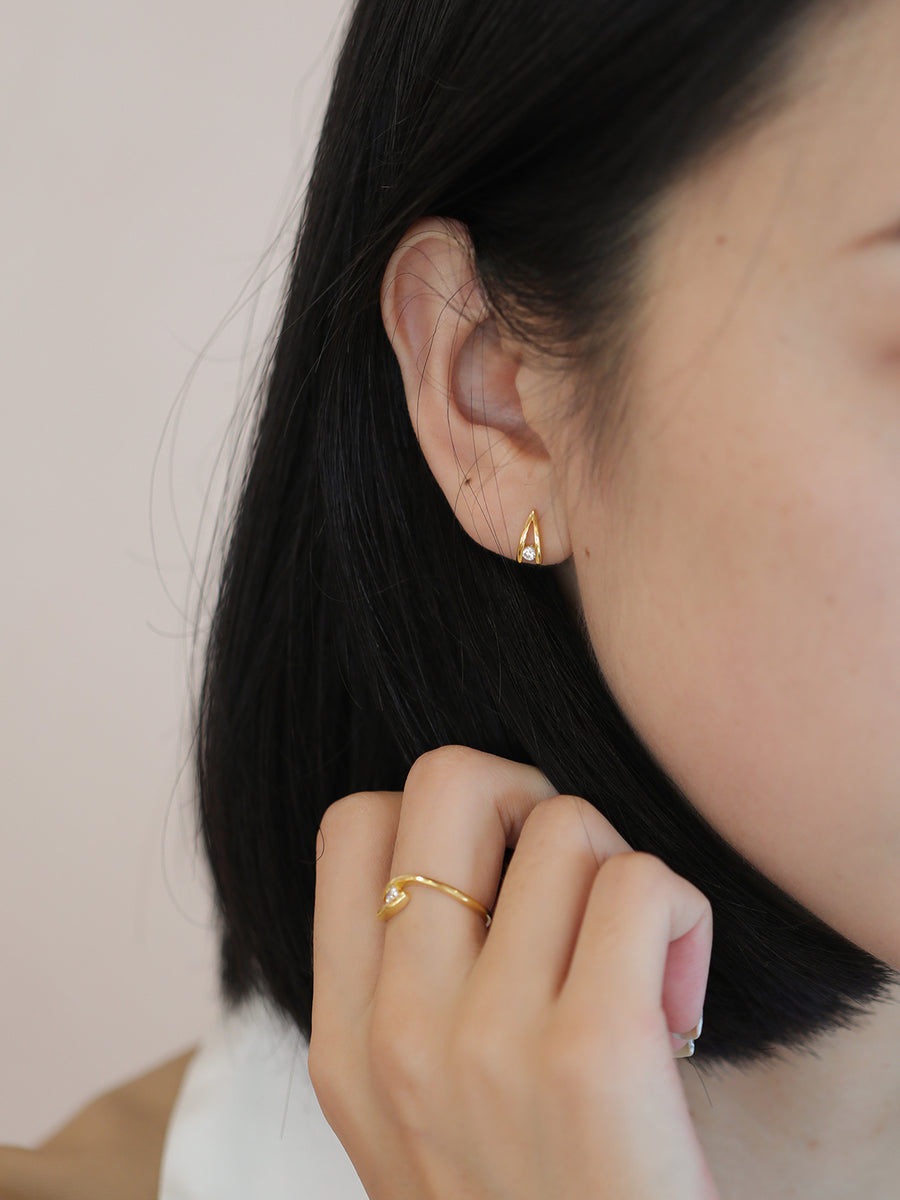 Marquise CZ Studs