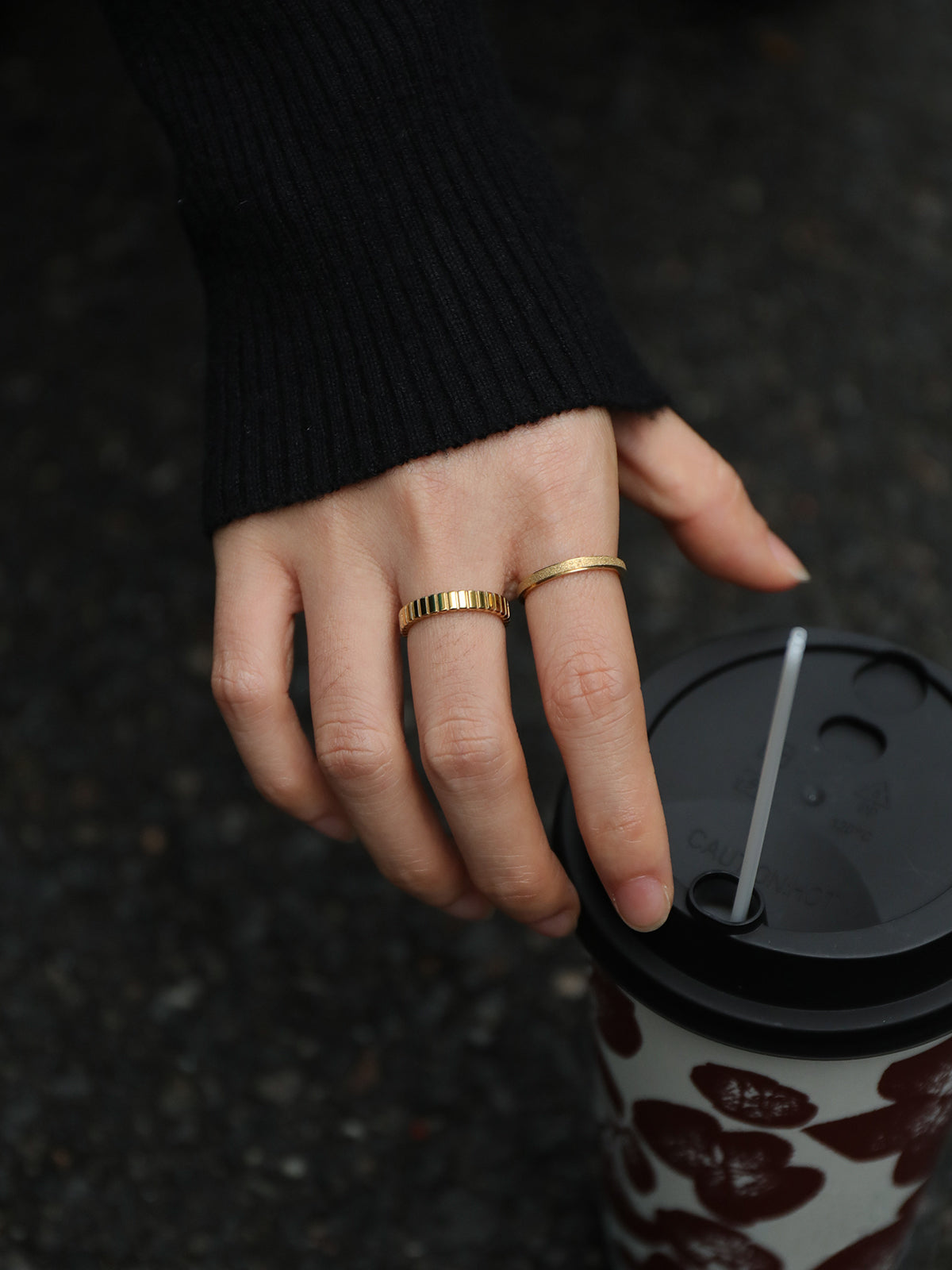 Fluted Dome Band Ring