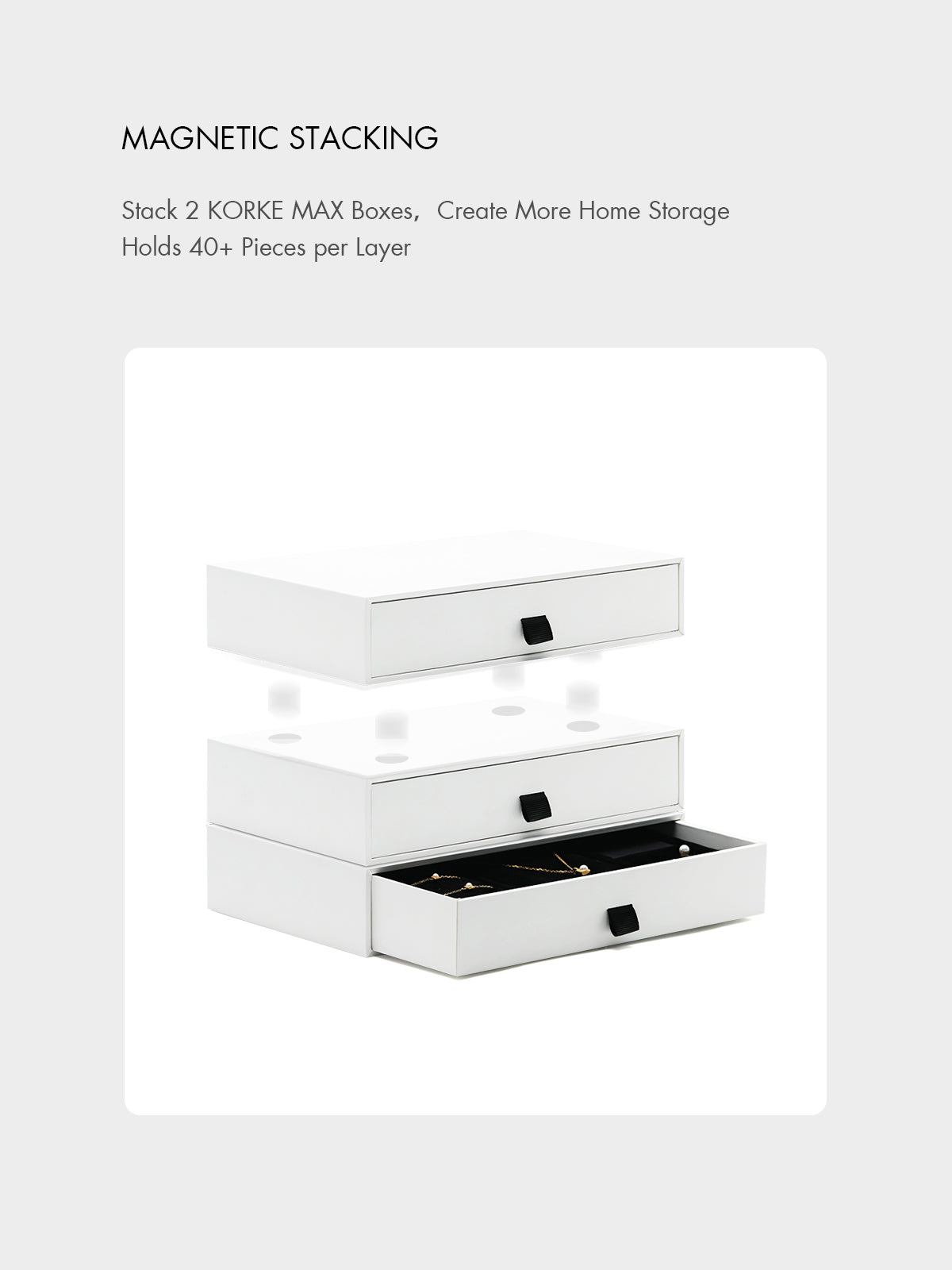 KORKEN MAX Jewelry Gift Box