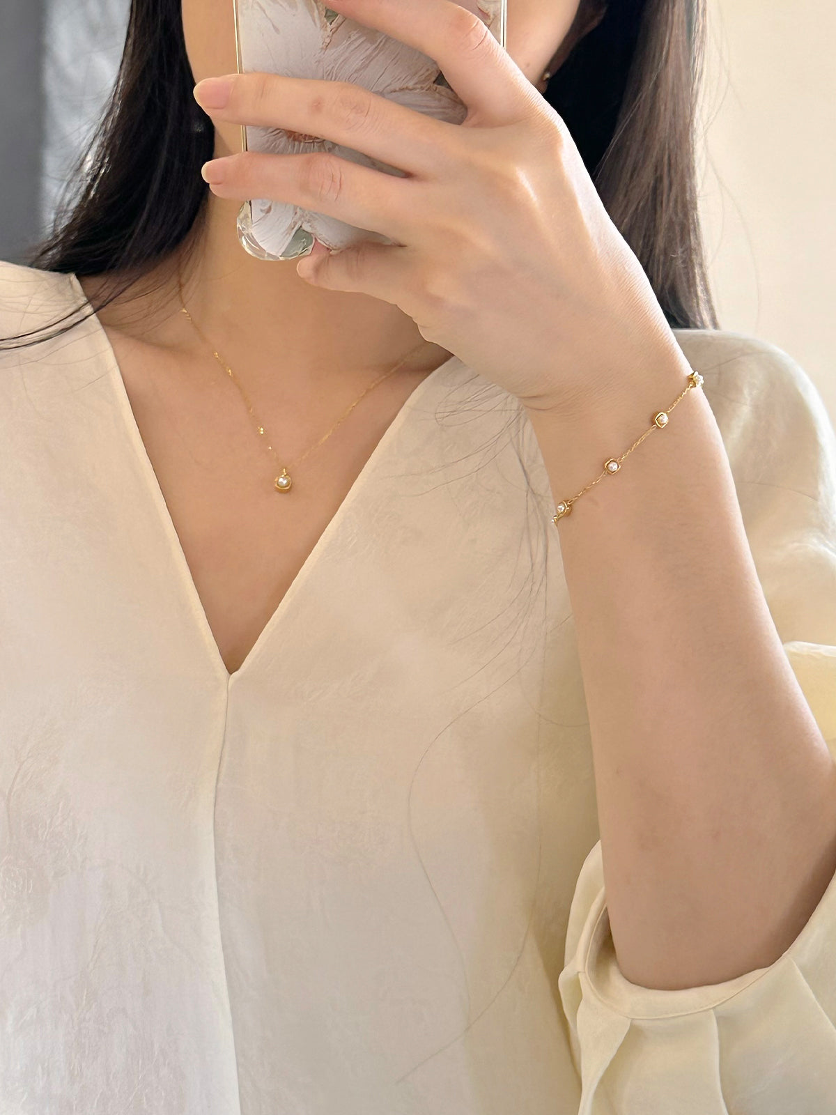 JUDY Girl-Kenta Starry Pearl Bracelet