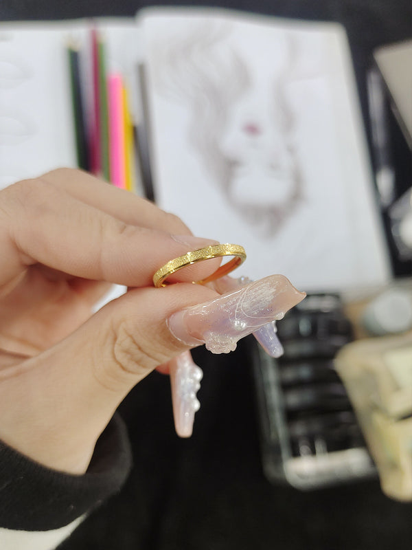 Stardust Textured Ring